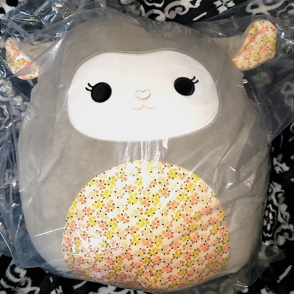 Squishmallows 12" Elea Floral Belly Lamb Sheep EASTER 2023 KELLYTOY NWT